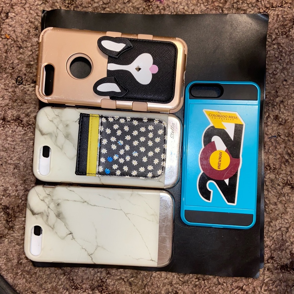 all iphone 8plus cases!! all super cheap!!